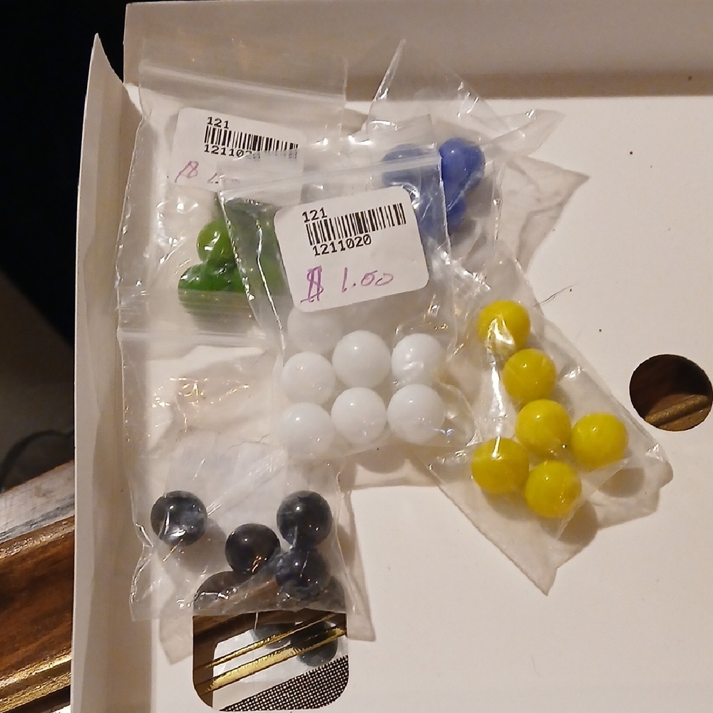 Mixed Color Glass Marbles Set